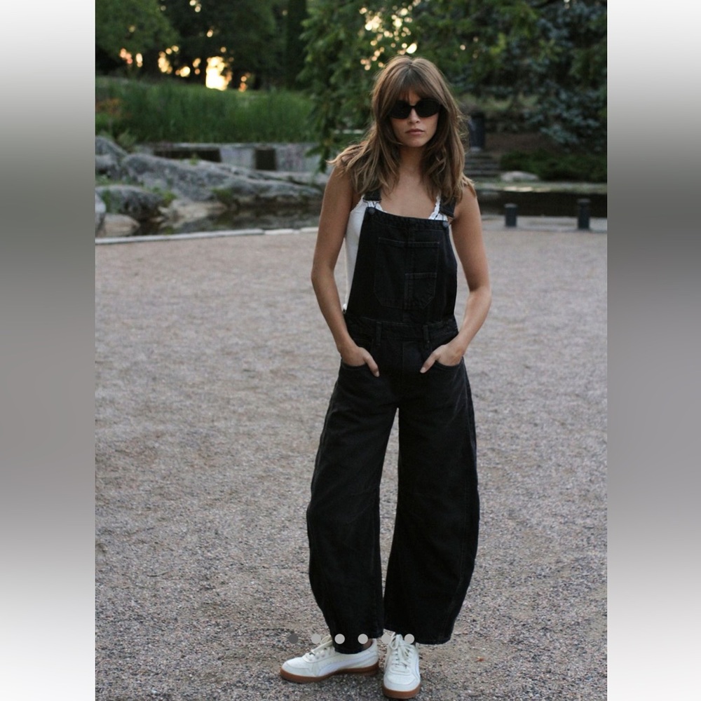 Brand new We The Free corduroy barrel overalls.